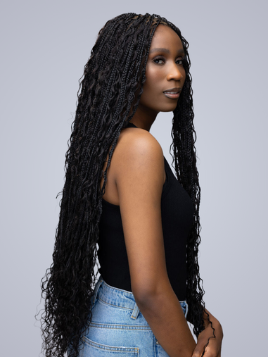 Boho Goddess Knotless Braids (Synthetic)