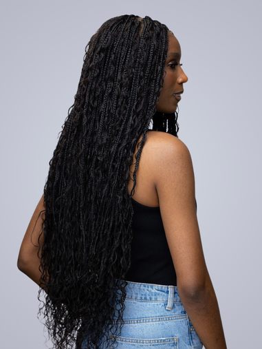 Boho Goddess Knotless Braids (Synthetic)